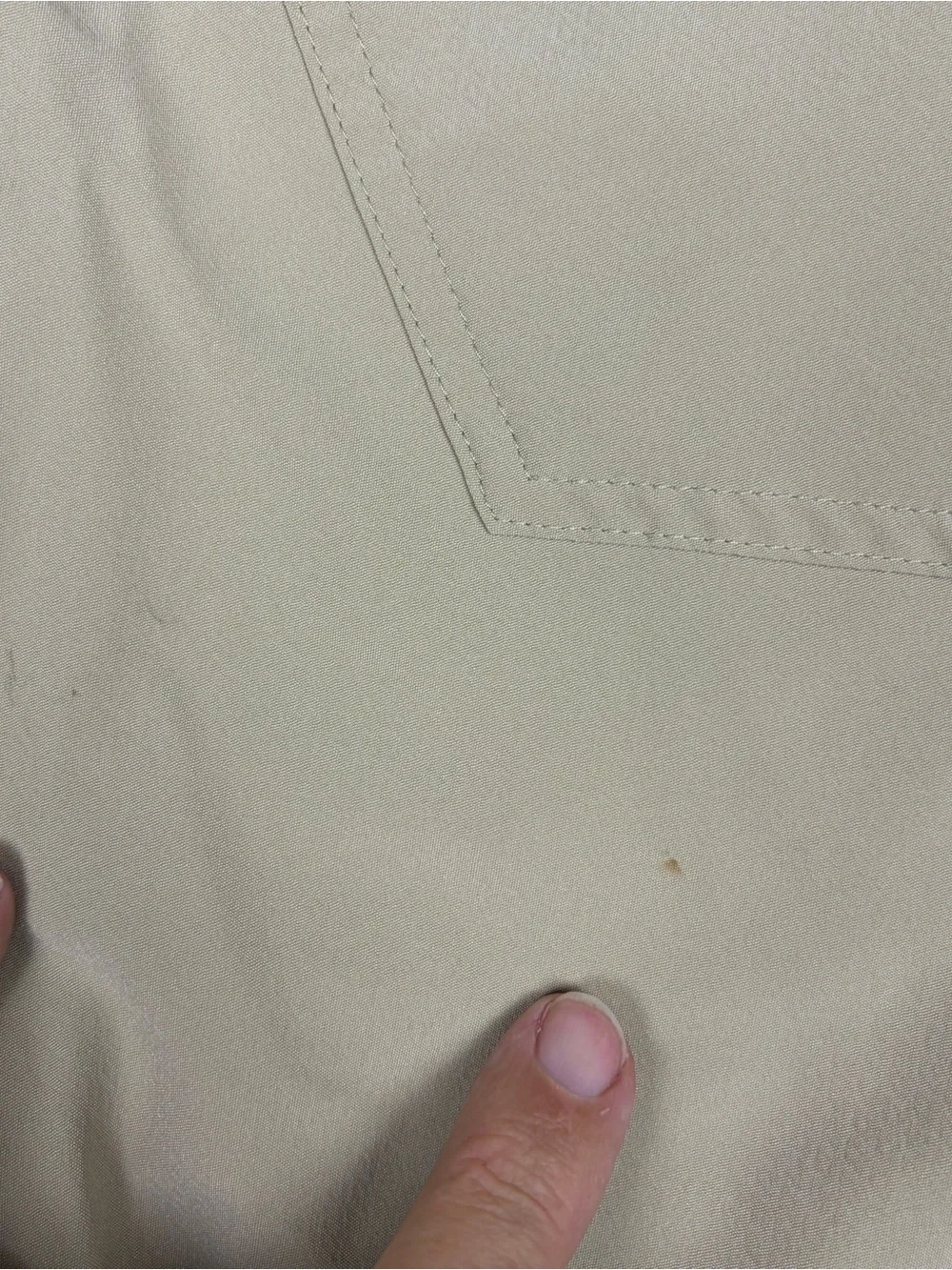 Simms Fishing Shorts Men's 36 Light Khaki Technical Athletic Zip Pocket